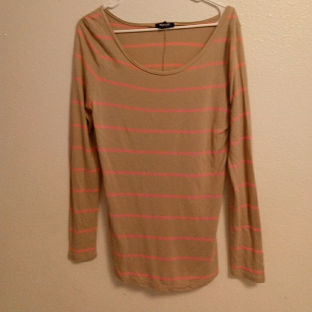 Long sleeve striped shirt